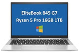 HP New EliteBook 845 G7 14" FHD IPS (16GB RAM, 1TB PCIe SSD, AMD 6-Core Ryzen 5 Pro 4650U (Beat i7-1165G)) Business Laptop Bundle with Bag+WiFi+Webcam, Windows 10 Pro/Win 11 Pro